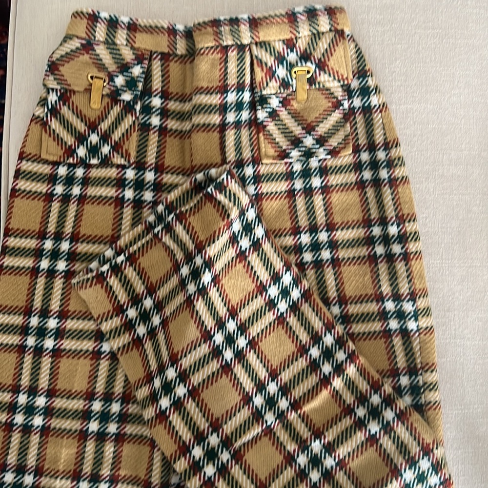 Vintage plaid trousers